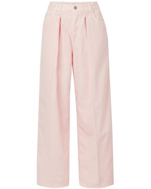 Haikure Candy Pleated Boyfriend Jeans - Pink