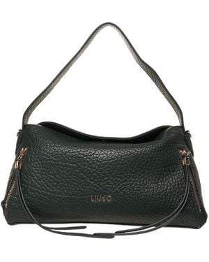 Liu Jo Zip-Pocket Shoulder Bag - Black