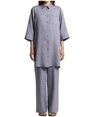 Peserico Linen Shirt - Gray