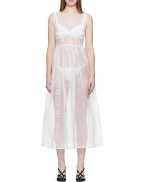 Cecilie Bahnsen Sleeveless Dress - White