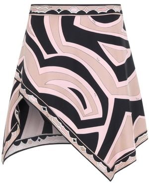 PUCCI Pucci Labirinto Asymmetric Mini Skirt - Multicolor