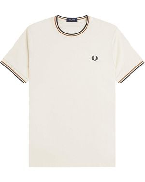 Fred Perry Simple Logo T-Shirt - White