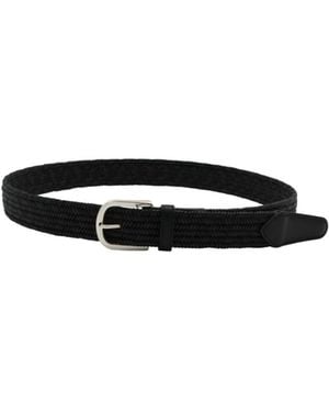 Canali Braided Belt - White