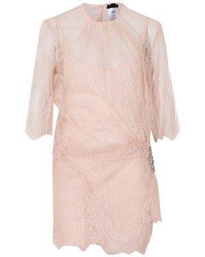 Liu Jo Laced Mini Dress - Pink