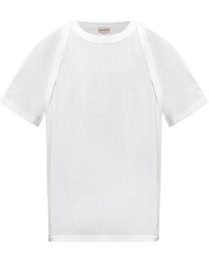 McQueen Short Sleeved Crewneck T-Shirt - White