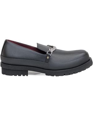 Stella McCartney Chain Detailed Slip-On Loafers - Grey
