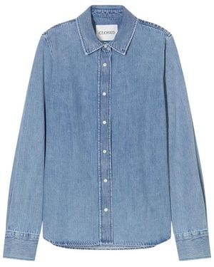 Closed Buttoned Classic Shirt - Blue