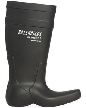Balenciaga Stivali Excavator Da Uomo - Black