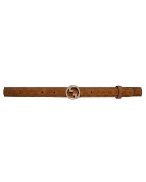 Gucci Blondie Thin Belt - White