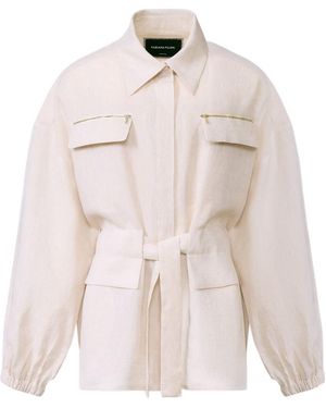 Fabiana Filippi Long-Sleeve Jacket - Natural