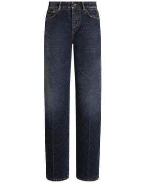Dolce & Gabbana Belt Loop Jeans - Blue