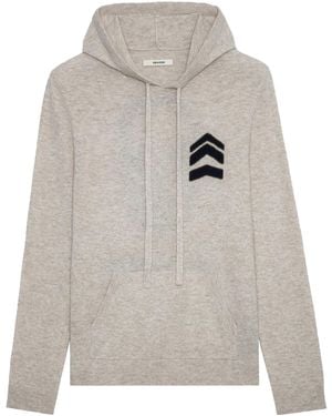 Zadig & Voltaire Cashmere Hoodie - Grey