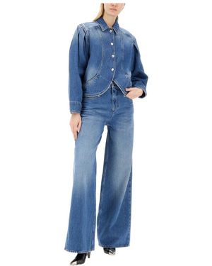 Isabel Marant Lemony Wide-Leg Jeans - Blue