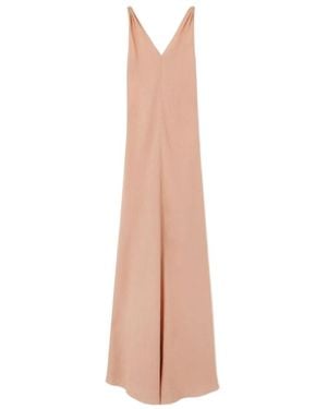 Loro Piana Callie Flared Midi Dress - White