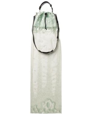 16Arlington Agatha Sequin-Embellished Mini Tote Bag - White