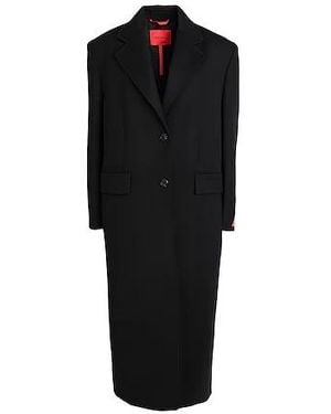 MAX&Co. Slim-Fit Single-Breasted Trench Coat - Black