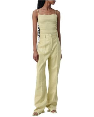Nanushka Leena Flared Pants - Green