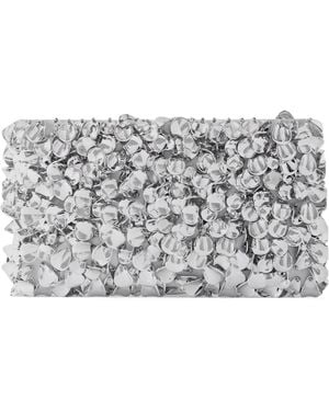 Jonathan Simkhai Reese Beaded Chain-Strap Clutch Bag - Gray