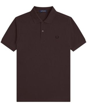 Fred Perry Short-Sleeved Polo Shirt - Brown