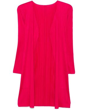 Pleats Please Issey Miyake Long Sleeve Sweater - Pink