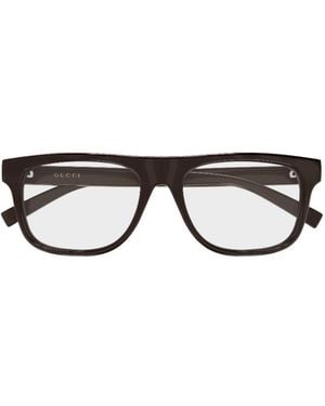 Gucci Eyewear Rectangular Frame Glasses - Multicolor
