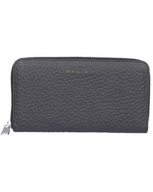 Orciani Logo Plaque Wallet - Gray