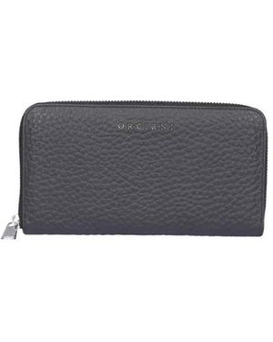 Orciani Logo Plaque Wallet - Grey