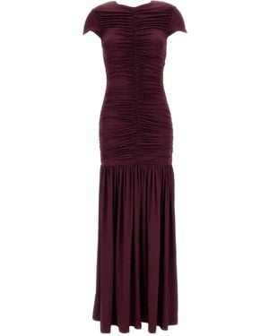 ROTATE BIRGER CHRISTENSEN Short Sleeve Dress - Purple