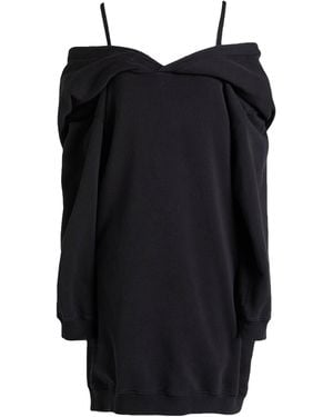 MM6 by Maison Margiela Hooded Long-Sleeve Dress - Black