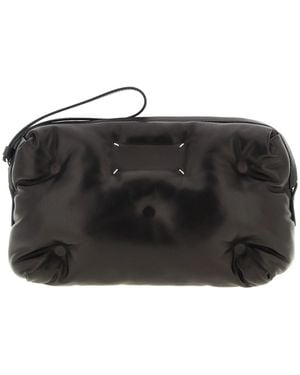 Maison Margiela Zip-Up Padded Clutch Bag - Black
