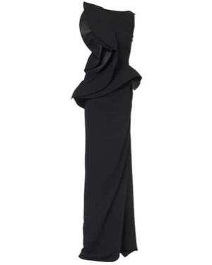 Maticevski Fateful Ruffled Gown - Black