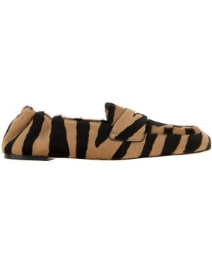 Stuart Weitzman Flat Loafers - Brown