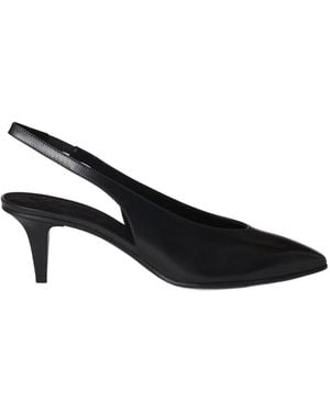 Loro Piana Rebecca Heeled Sandals - Black