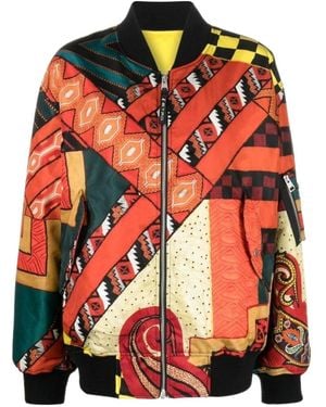 Etro Reversible Zipped Bomber Jacket - Red