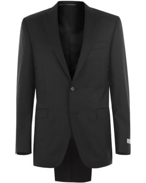 Canali Milano Two Piece Suit - Black