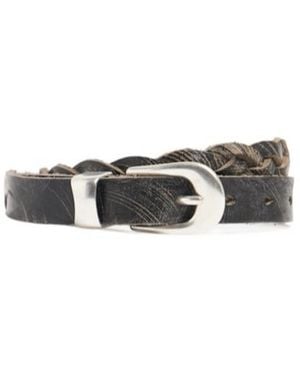 Our Legacy Leather Belt - White