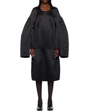 Comme des Garçons Round Neck Dress - Black