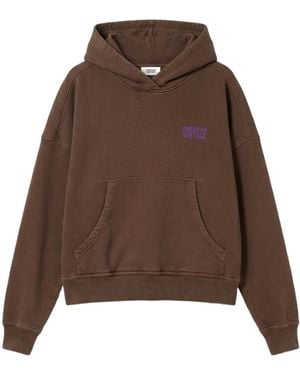 American Vintage Long-Sleeve Hoodie - Brown