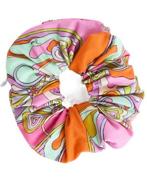 PUCCI Pucci Orchidee Printed Hair Elastic - White