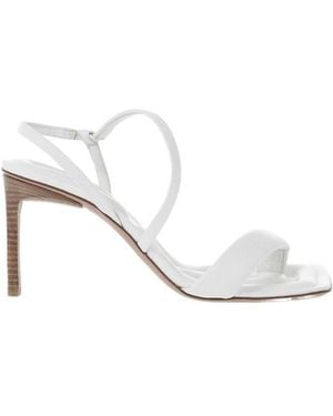 Jacquemus Limone Square-Toe Thong Sandals - White
