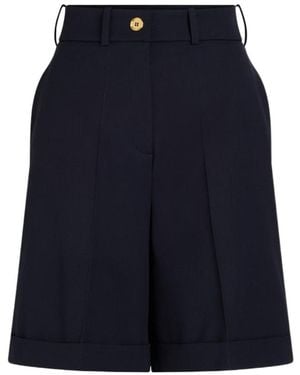 Patou Tailored Bermuda Shorts - Blue