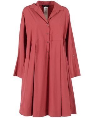 Weekend by Maxmara Long-Sleeved Midi Dress - Red