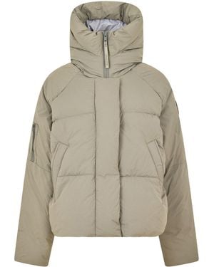 Canada Goose Quilted Cropped Puffer Jacket - Natural