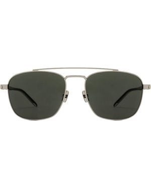 Saint Laurent Eyewear Sl 665 Rectangular Sunglasses - Multicolour