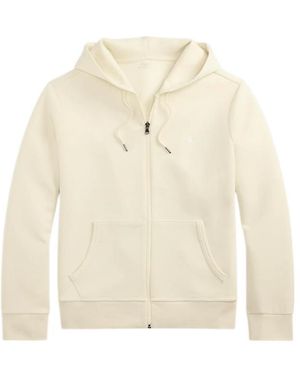 Polo Ralph Lauren Double-Knit Full-Zip Hoodie - Natural