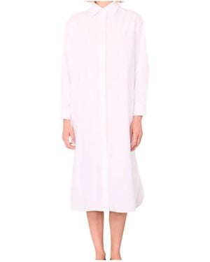 Officine Generale Long Sleeve Dress - Pink