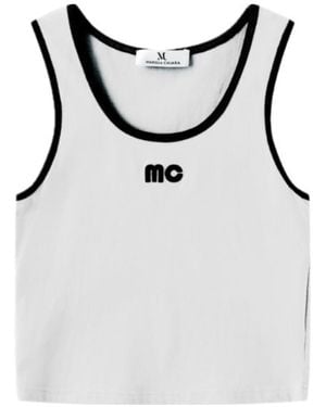 Marissa Chiara Sleeveless Vest - White