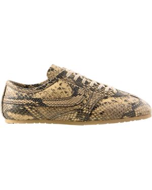 Dries Van Noten Lace Up Trainers - Brown