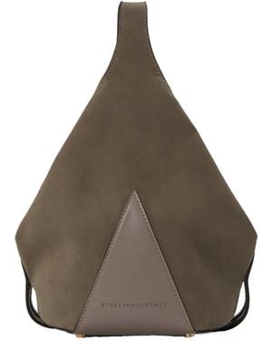 Stella McCartney Geometric Bucket Bag - Brown