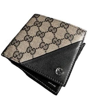 Gucci Bi-Fold Wallet With Interlocking G - Grey